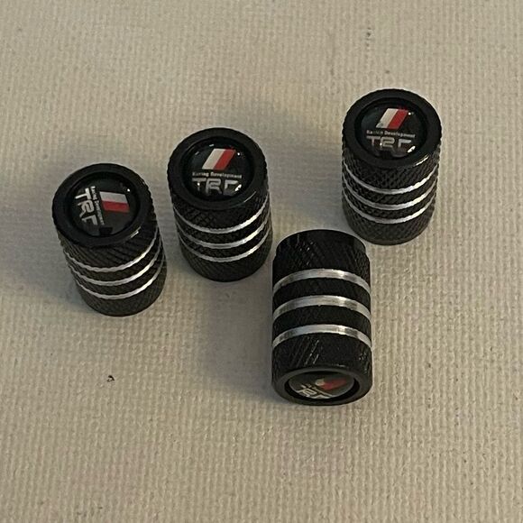 Toyota TRD valve Stem caps in Black NWT set of 4 NWT - Picture 6 of 6